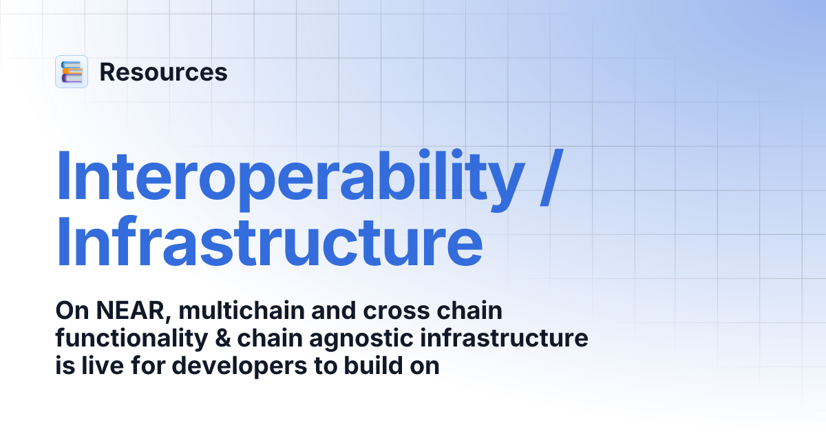 Interoperability / Infrastructure | Resources